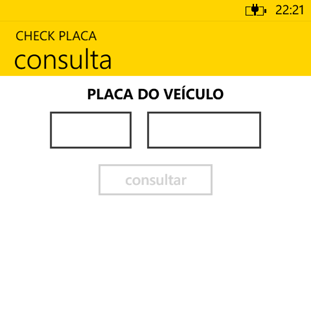 consultar veículo pela placa