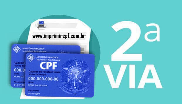 tirar a segunda via do CPF