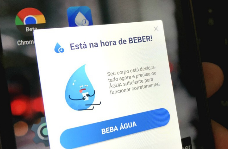 Aplicativos para beber água