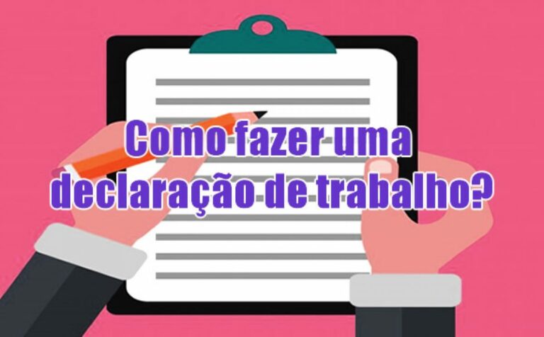 Declaração de Trabalho para Estudante