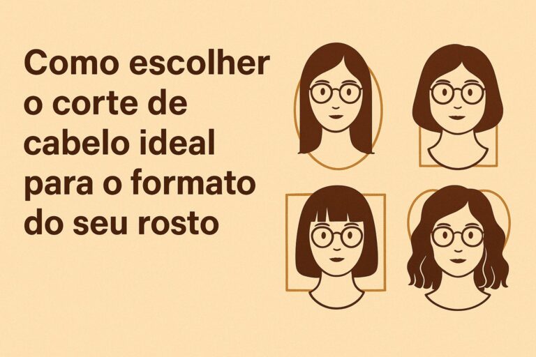 Como escolher o corte de cabelo ideal para o formato do seu rosto