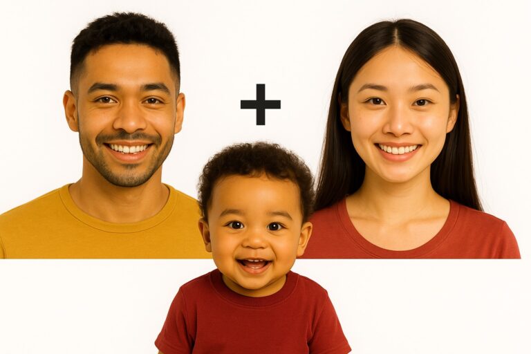 Aplicativos para ver como será meu filho com IA
